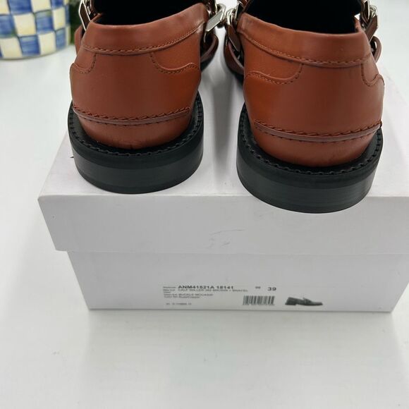 Men’s JW Anderson, gourmet chain leather loafers size 39 made in Italy main image 9